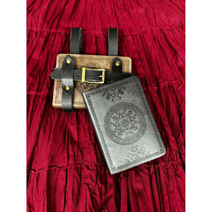 Quaderno diario Vintage con fondina libro in pelle - Product Image 1