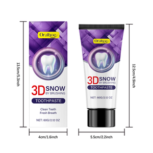 Pasta Dental Blanqueadora de Alta Calidad, Portátil, 60g, Bestseller, Saludable para la Boca, Sin Químicos, para Adultos, Cuidado Bucal en Casa - Product Image 5