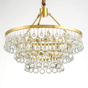 خمر الذهب الحديثة ضوء غرفة نوم <span class=keywords><strong>Pedant</strong></span> ، معدن النحاس الأجهزة المنزلية الإضاءة الثريا - Product Image 2