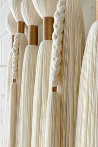 Tapisseries d'abat-jour faites à la main en macramé en <span class=keywords><strong>fibre</strong></span> de Boho durable pour la décoration intérieure et l'éclairage en macramé pour la décoration intérieure - Product Image 6