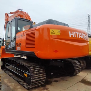 Excavatrice Hitachi Zaxis240 de 24 tonnes d'occasion, peu utilisée, fiable pour la construction et l'aménagement paysager, équipement HITACHI d'occasion - Product Image 3