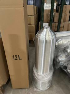 En stock CE 12L/<span class=keywords><strong>15L</strong></span> M25*2 3/4-14NPSM <span class=keywords><strong>Bouteille</strong></span> d'oxygène en alliage d'<span class=keywords><strong>aluminium</strong></span> pour <span class=keywords><strong>plongée</strong></span> sous-marine, réservoir d'air - Product Image 4
