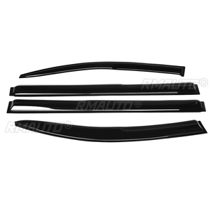 Nouvelles 4x visières latérales noires teintées pour vitres de voiture, protection contre la pluie et les intempéries, pour Toyota Sienna 2011-2018 - Product Image 3