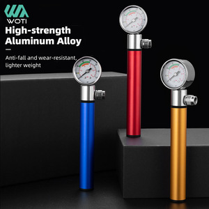 Bomba de Bicicleta de Aleación de Aluminio Yueli con Manómetro, Ligera y Portátil para Bicicletas de Carretera y Montaña - Product Image 1