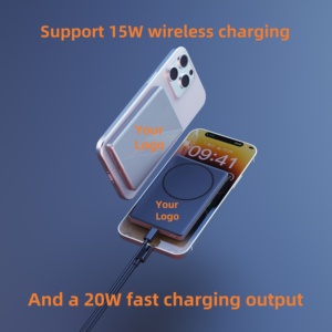 2025 OEM New xu hướng xách tay từ ngân hàng điện không dây PD 15 Wát sạc nhanh 5000mAh Powerbank cho <span class=keywords><strong>Iphone</strong></span> 17 - Product Image 5