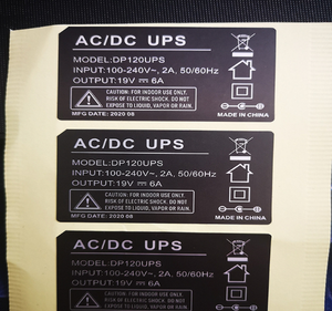 Argento PET Label Roll resistente al calore bollitore elettrico e interruttore elettrico adesivi per telefoni cellulari e altoparlanti - Product Image 3