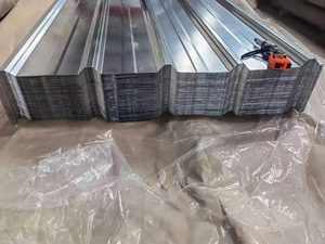 Sử Dụng 0.46Mm 0.5 Sóng Mạ Kẽm Thép Tấm Lợp Profiled Nhôm Kim Loại Giá Tại Trung Quốc - Product Image 5