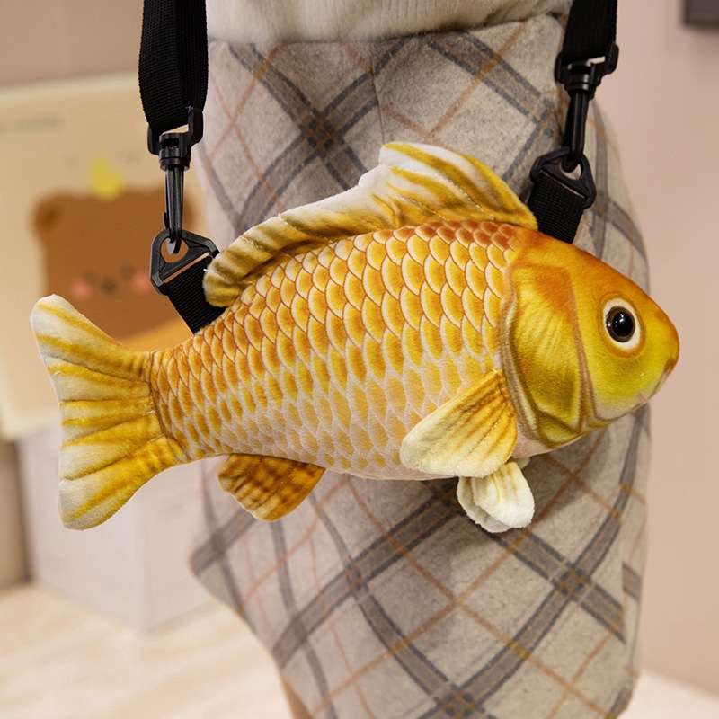 Sac carpe jaune-30cm 007