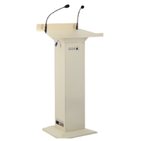 Pupitre numérique moderne pour enseignants, universités, collèges et salles de conférence avec microphone