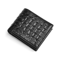 Dompet kulit buaya kustom kulit asli kualitas tinggi indah dompet panas bahan bagus untuk pria