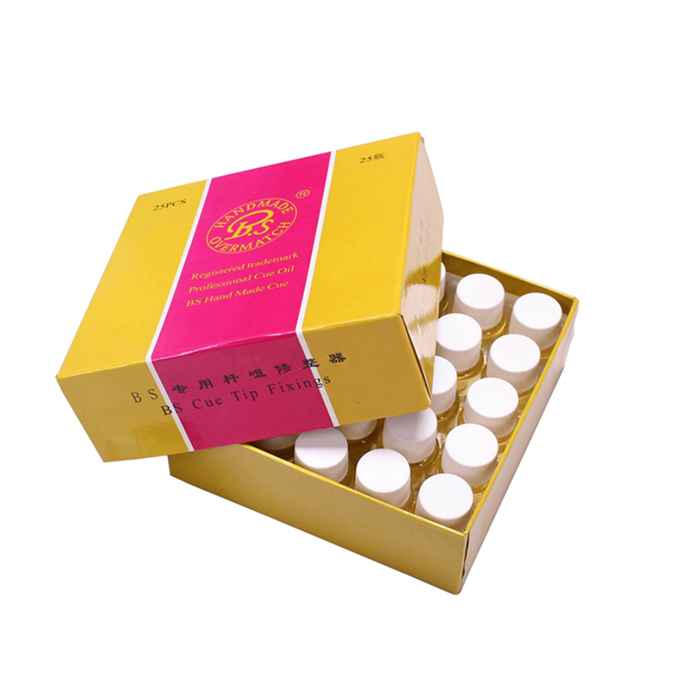 Используется для бильярдного снукера, маслокрепления наконечников кия