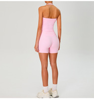 Lcool femmes léger respirant Gym Fitness tenues athlétiques licou Sport soutien-gorge Shorts de course 2 pièces Yoga porter ensembles