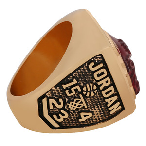 NB A 1993 Bulls <span class=keywords><strong>Jordan</strong></span> Championship Ring Joyería chapada en oro para hombres para bodas Venta al por mayor transfronteriza de fabricantes - Product Image 4