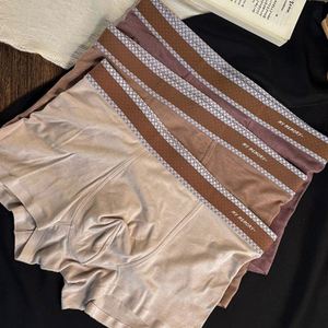 Nouvelles Boxer Briefs pour Hommes en Coton Viscose, Taille Mi-Haute, Douces, Respirantes, Antibactériennes, Tissage Uni, Sous-vêtements Automne Hiver Shantou - Product Image 2