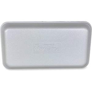 Barquettes à viande GEN 14,5 x 8 x 0,75 blanches 250/carton (1525WH) - Product Image 1