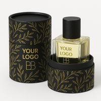 Boîte de parfum cylindrique écologique pour échantillonneur de luxe et emballage cadeau