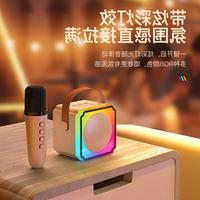 Nouveau microphone intégré double P8 K pour haut-parleur intelligent BT, microphone audio domestique sans fil LED RGB extérieur