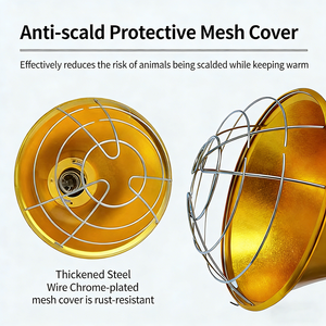 Lámpara de Calentamiento Infrarroja de Aluminio Impermeable para Granjas, Lámpara de Incubación para Cerdos y Aves de Corral, para Ganado - Product Image 4