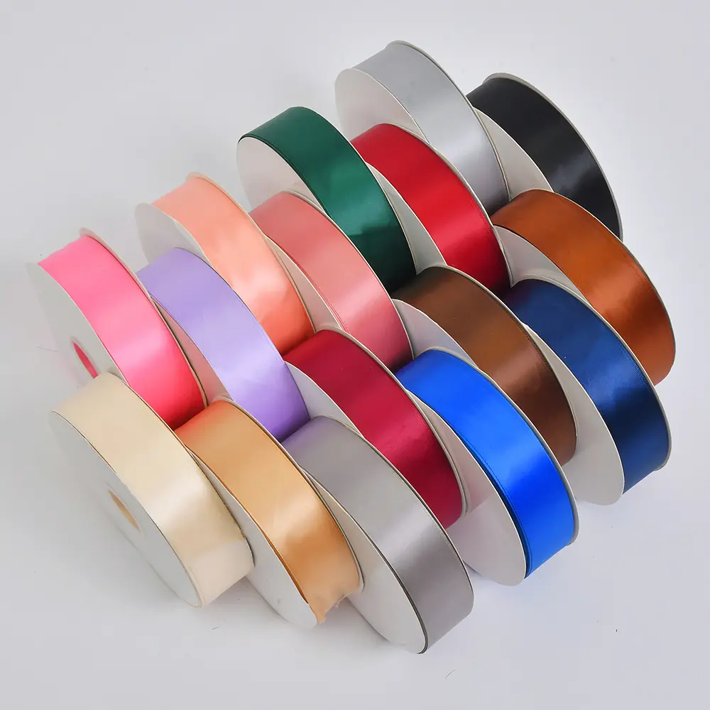 1 2 2.5 4 5cm 25 Yards/Roll Satin Ribbons For Crafts Bow Handmade Gift Wrapping Christmas Wedding Decorative gift Ribb