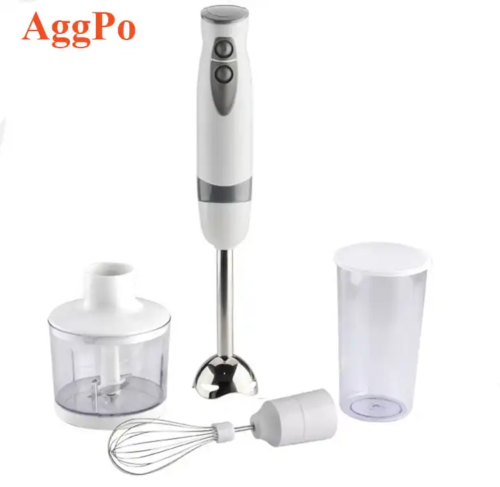 Electric 4-in-1 Hand Blender With Chopper Mixing Beaker Stainless Steel  Whisk 450W Handheld Immersion Blender For Baby Food - Buy Electric 4-in-1 Hand  Blender With Chopper Mixing Beaker Stainless Steel Whisk 450W