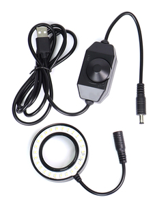 <span class=keywords><strong>Microscope</strong></span> stéréo SANQTID FLB+720P avec éclairage annulaire <span class=keywords><strong>LED</strong></span> auxiliaire et fonction polarisée, en alliage d'aluminium noir - Product Image 1