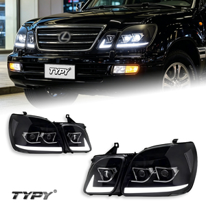 Conversions de phares à LED pour Lexus LX470 1998-2007 avec feux de jour et clignotants séquentiels. - Product Image 1