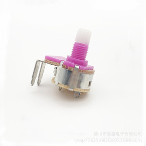 โพเทนชิโอมิเตอร์พร้อมสวิตช์ Wh149 B100K B500K ขาโค้งขนาดใหญ่ 2.3 มม. สำหรับใช้งานแบบหมุน - Product Image 5