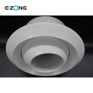 500mm HVAC Outlet bột tráng ral9016/9010 máy bay phản lực vòi phun khuếch tán cho cung cấp không khí - Product Image 4