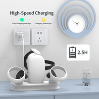 Contrôleurs VR haute vitesse et station de charge pour casque avec kit de batterie pour OQ2