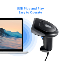 Lecteur de codes-barres portable filaire Android 2D, scanner de codes QR, prix d'usine, en stock