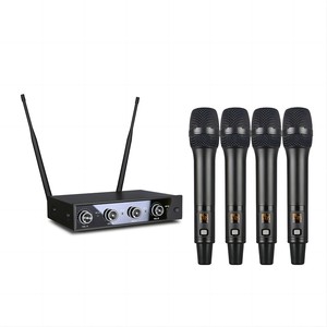UHF <b>Wireless</b> Handheld <b>Microphone</b> System with XLR Connector Metal Material for KTV Home Karaoke Stage Performance Conferences - Product Image 2
