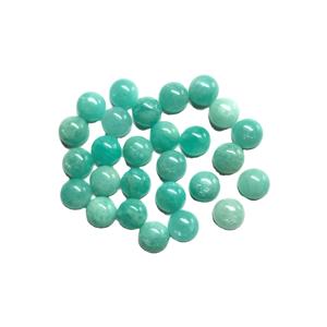 Venta al por mayor de piedras preciosas de cabujón suelto de amazonita Natural de 5mm AAA de alta calidad con certificado IGI Vivaaz Gems suministro a granel - Product Image 1