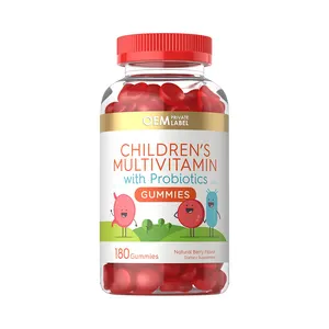 Suikervrije Kinderen Multivitamine Gummies Kauwbare Probiotica Biotine Vitaminen A C D E B Zink Voor Kinderen Voeding