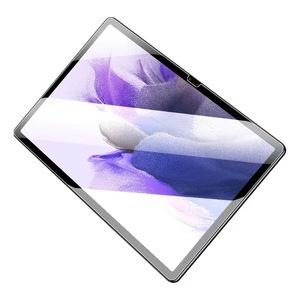 Per <span class=keywords><strong>Samsung</strong></span> Tab S9 FE <span class=keywords><strong>Tablet</strong></span> HD <span class=keywords><strong>vetro</strong></span> temperato bordo arco da 12.4 pollici/luce viola/luce blu protezione schermo piatto in acciaio - Product Image 1
