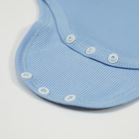 Mono de Bebé Azul Cielo de Diseñador para 0-12 Meses, Ropa de Verano de Manga Corta, Body de Algodón Orgánico para Bebé CHOCHO, Venta al Por Mayor