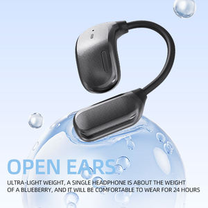 หูฟังแบบหนีบน้ำหนักเบาหูฟังนำเสียงผ่านกระดูกเชื่อมต่ออย่างรวดเร็วมีหลอดไฟฆ่าเชื้อโรคหูฟังเอียร์บัด LED สำหรับเดินทางเดิน - Product Image 4