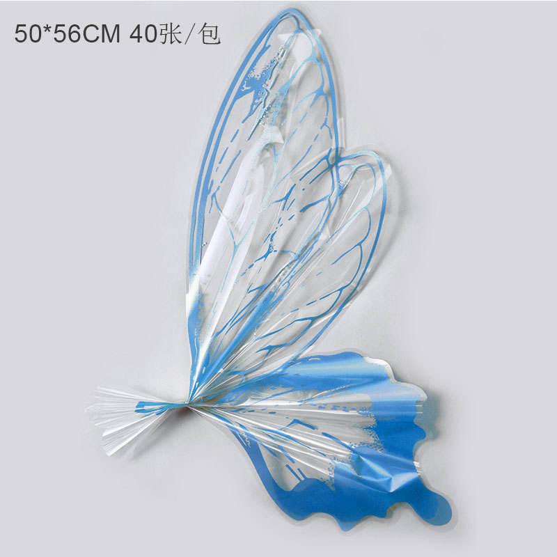 คริสตัลผีเสื้อน้ำแข็งสีฟ้า40ภาพ