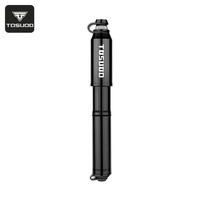 TOSUOD pompa sepeda listrik Mini portabel, pemompa Aluminium tekanan tinggi untuk sepeda jalan dan gunung dengan katup Schrader
