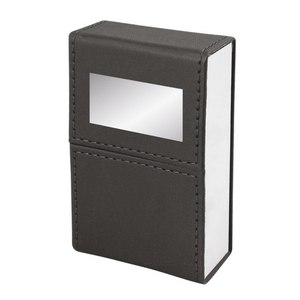 Étui à cigarettes classique en cuir PU noir avec poche, étanche, idéal pour le voyage, rangement pour fumeurs, impression de logo personnalisable - Product Image 1