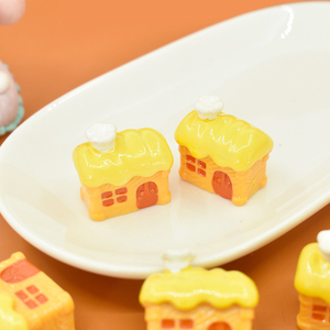 Adornos de Resina 3D Kawaii Bread House, Miniaturas de Resina para Manualidades, Decoración de Jardín, Hogar, Bonsái, Casa de Muñecas, Mini Juguete - Product Image 6