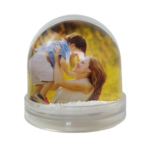 Promotional Empty Photo Snow Globe Picture Frame Snow <strong>Ball</strong> for Christmas - Product Image 3
