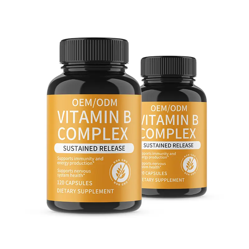 High Quality Super 100 Complex Vegan Mluti Vitamin B Tablets for Immune Health Supplements