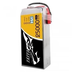Batería de Polímero de Litio TATTU de Alta Potencia, Edición 25000 mAh, 6S, 22.8 V, 10C, Color Negro, Accesorios Estables - Product Image 1