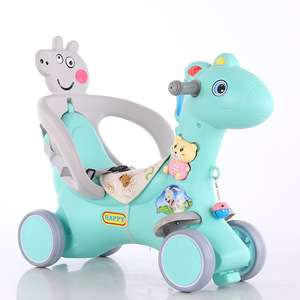 Son oyuncak sallanan at plastik binmek sallanan at bebek yürüteci için açık oyun - Product Image 3