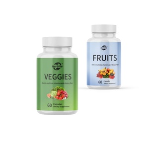Capsules de compléments alimentaires ODM OEM à base de fruits et légumes, capsules de fruits et légumes mélangés riches en nutriments - Product Image 1