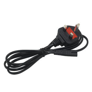 Kabel daya AC Cabang 14 16 18AWG 1M 1.2M 1.8M 2M 5M C5 C7 C13 ke UK 3 Pin dengan PVC untuk pertambangan - Product Image 3