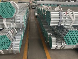 BS1387 200gsm pipa baja lasan ERW berlapis seng pipa baja HDG berlapis plastik panjang 6m perawatan permukaan galvanis - Product Image 4