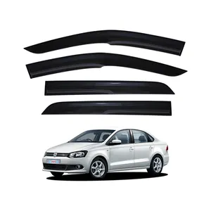 Accesorios para coche, deflectores de ventana, viseras de ventilación, Escudo de lluvia, viseras de ventana de puerta personalizadas, Mugen stylewriter para Volkswagen POLO 2009