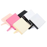 Emballage vide pour ongles pressés de luxe personnalisé, boîte transparente rose, logo personnalisé, vente en gros, 11,5*11,5*2,5 cm
