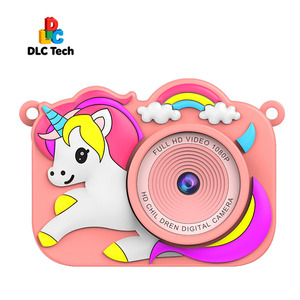 Cámara Infantil DLC con Diseño de Unicornio, Carcasa de Plástico y ABS |   Cámara Dual CCD MicroSD con Pantalla IPS de <2 Pulgadas, Video 4K, Fotografía con Temporizador - Product Image 1